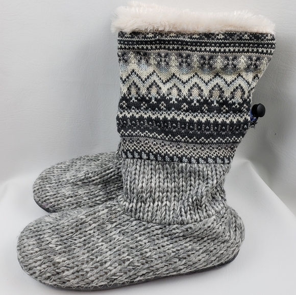 sweater boot slippers